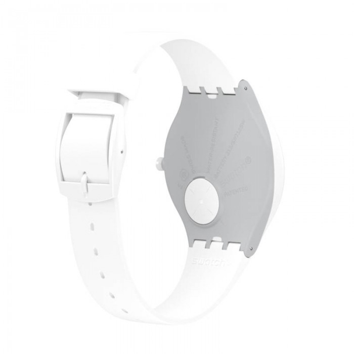 SWATCH SKINSNOW Λευκό λουράκι σιλικόνης SVUW101