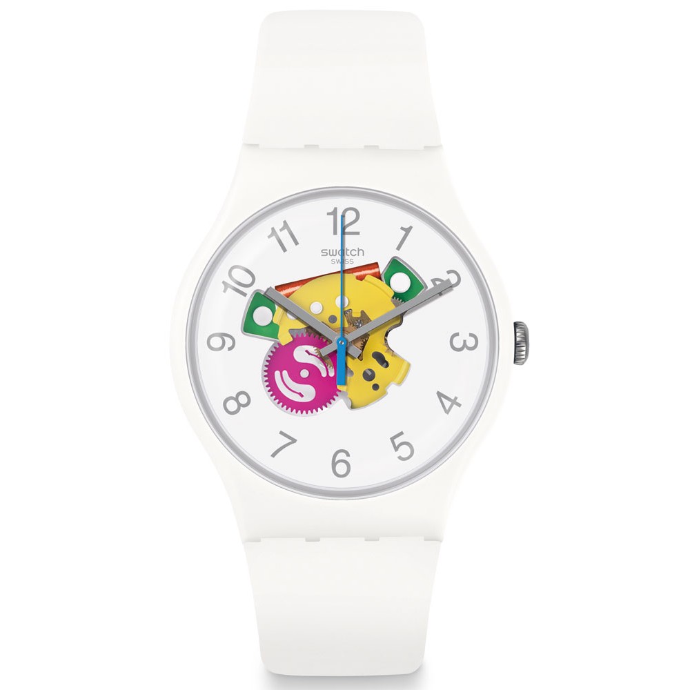 SWATCH CANDINETTE White Cilicone Strap SUOW148