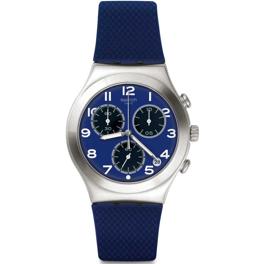 SWATCH Sweet Sailor Chronograph  Blue rubber stap  YCS594