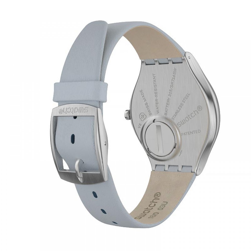 SWATCH SKINDREAM Women's watch Light Blue leather strap SYXS118 SWATCH SKINDREAM Women's watch Light Blue leather strap SYXS118