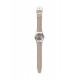 SWATCH JUSTSAND Ρολόι Καφέ Δερμάτινο Λουρί YLS467