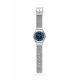 SWATCH BLUE ICONE Ρολόι Ασημί Ανοξείδωτο Ατσάλι YWS449MA LARGE