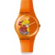 SWATCH BLOODY ORANGE Ρολόι unisex Πορτοκαλί Λουράκι Σιλικόνης GO116 SWATCH BLOODY ORANGE Ρολόι unisex Πορτοκαλί Λουράκι Σιλικόνης GO116
