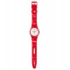 SWATCH SCHWIIZITUDE Unisex watch Red Silicone Strap GR168