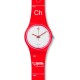 SWATCH SCHWIIZITUDE Unisex watch Red Silicone Strap GR168