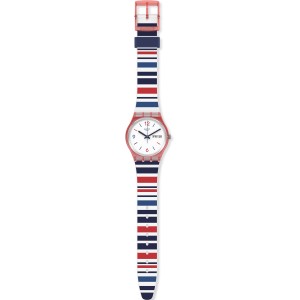 SWATCH SEA BARCODE Unisex Ρολόι Πολύχρωμο Λουράκι Σιλικόνης GR712 SWATCH SEA BARCODE Unisex Ρολόι Πολύχρωμο Λουράκι Σιλικόνης GR712
