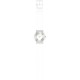 SWATCH MAGI WHITE Ρολόι Γυναικείο Λευκό Λουράκι Σιλικόνης SS08K108