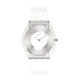 SWATCH MAGI WHITE Ρολόι Γυναικείο Λευκό Λουράκι Σιλικόνης SS08K108