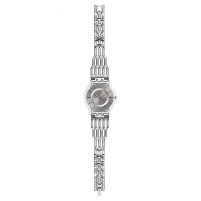SWATCH FURIOUS Ρολόι Γυναικείο Ασημί Ανοξείδωτο Ατσάλι Μπρασελέ SFK396G