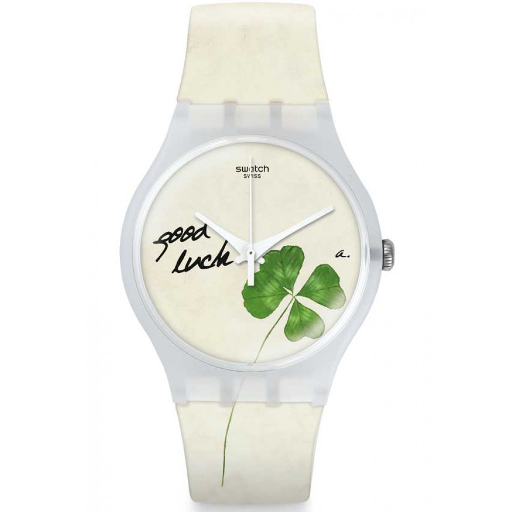 SWATCH EXCEPTIONNEL Unisex watch White Silicone Strap SUOW119