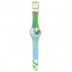 SWATCH CAIPI Unisex Ρολόι Πολύχρωμο  Λουράκι Σιλικόνης SUOW124