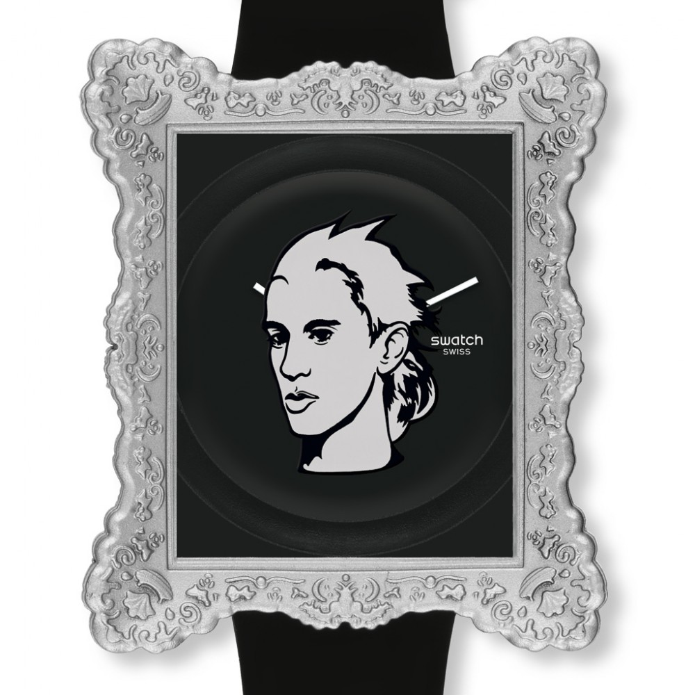 SWATCH PORTRAIT Unisex watch Black Silicone strap SUOZ121