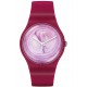 SWATCH ONIONE Unisex watch Bordeaux Silicone strap SUOP105