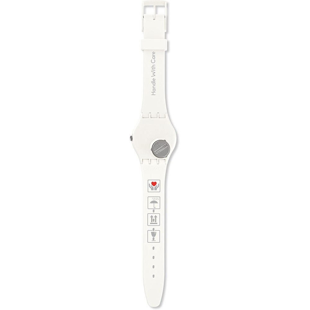 SWATCH TENDER PRESENT Ladies watch White Silicone strap GZ300 SWATCH TENDER PRESENT Ladies watch White Silicone strap GZ300