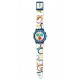 SWATCH RIO ALL AROUND Watch Chronograph White Silicone Strap SUSN100