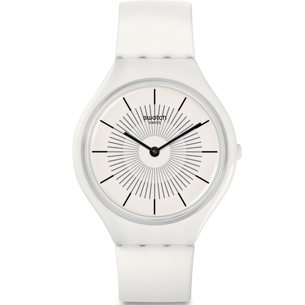 SWATCH SKINPURE Ρολόι Γυναικείο Λευκό λουράκι σιλικόνης SVOW100
