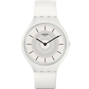 SWATCH SKINPURE Ρολόι Γυναικείο Λευκό λουράκι σιλικόνης SVOW100