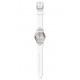 SWATCH SCINTILLATING Ρολόι γυναικείο Λευκό λουράκι σιλικόνης YLS450