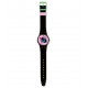 SWATCH CRAZY SQUARE Ladies watch Black Silicone strap GA109