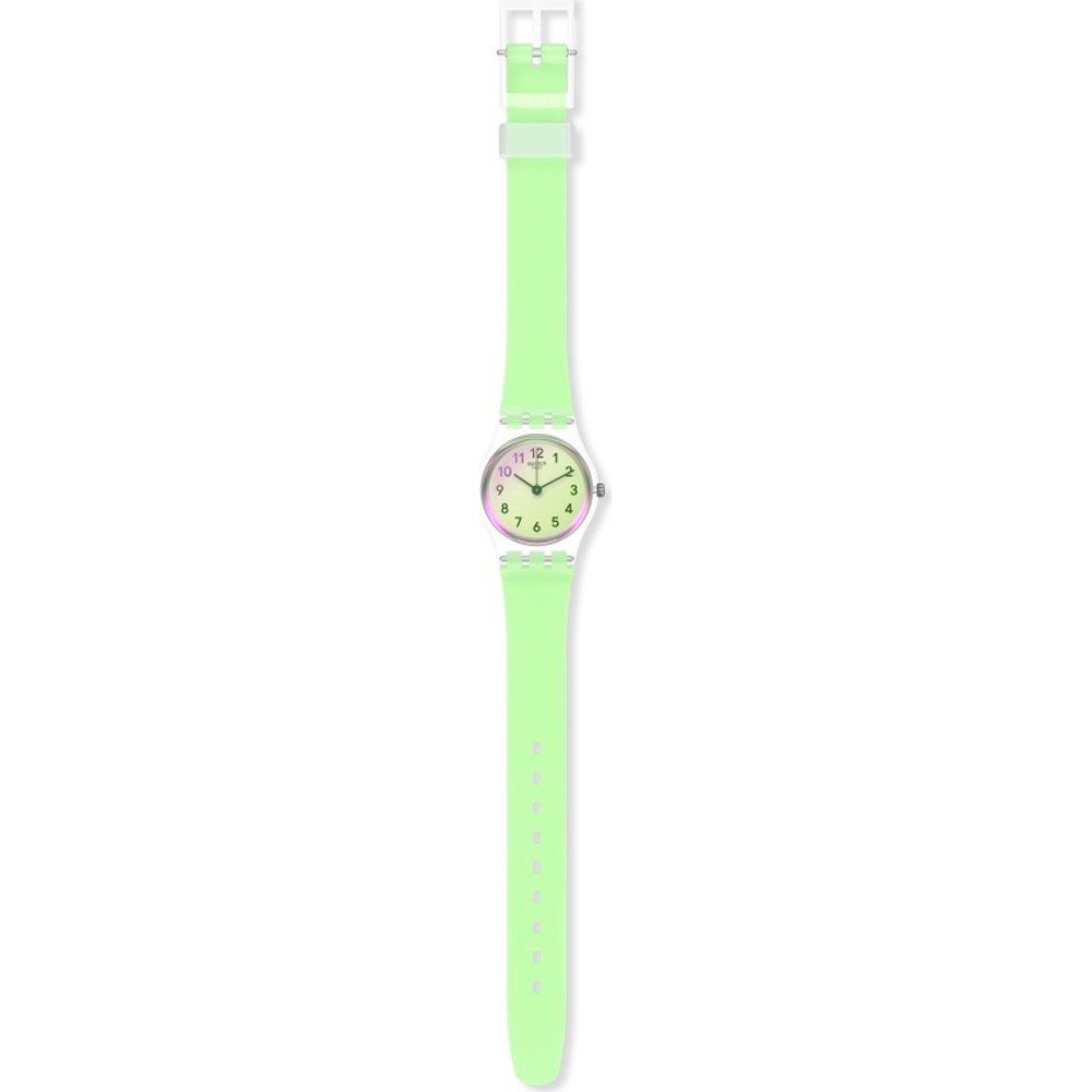 SWATCH CASUAL GREEN Γυναικείο-Παιδικό Ρολόι Πράσινο Λουράκι  Σιλικόνης LK397