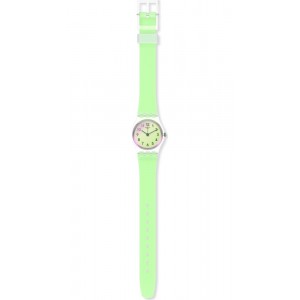 SWATCH CASUAL GREEN Γυναικείο-Παιδικό Ρολόι Πράσινο Λουράκι  Σιλικόνης LK397