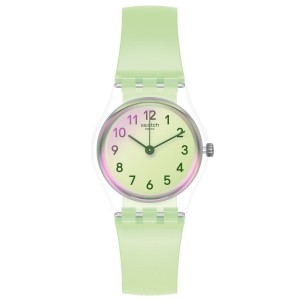SWATCH CASUAL GREEN Γυναικείο-Παιδικό Ρολόι Πράσινο Λουράκι  Σιλικόνης LK397