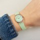 SWATCH CASUAL GREEN Γυναικείο-Παιδικό Ρολόι Πράσινο Λουράκι  Σιλικόνης LK397