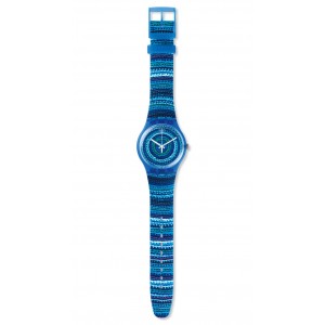 SWATCH CENTRINO Ladies watch Blue Silicone strap SUOS104