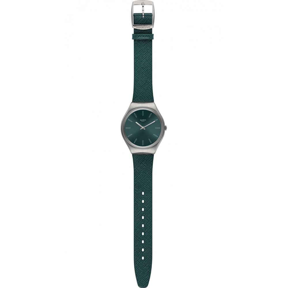 SWATCH SKINPETROL Ladies Watch Petrol Silicone strap SYXS121