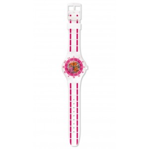 SWATCH FEEL THE WAVE ΡΟΛΟΙ Γυναικείο Λευκό Λουρί Σιλικόνης SUUW101
