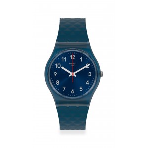 SWATCH BLUENEL ΡΟΛΟΙ Μπλε Λουρί Σιλικόνης GN271