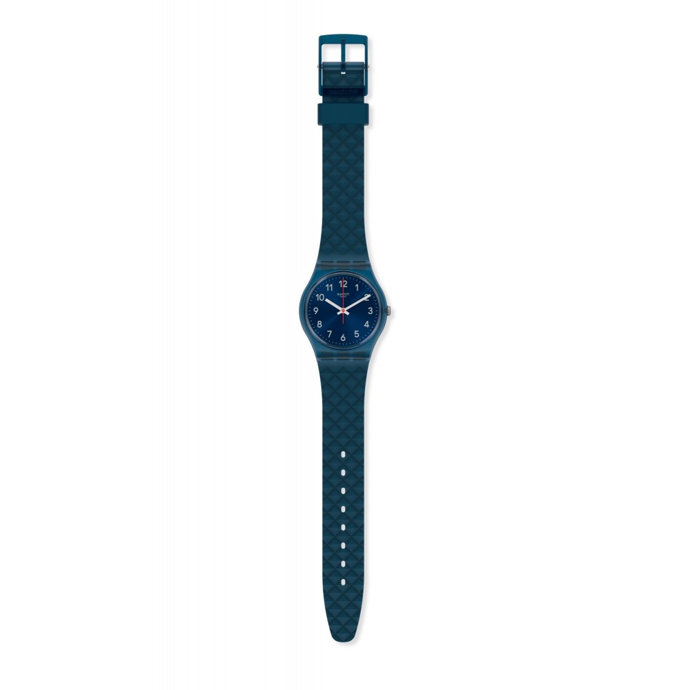SWATCH BLUENEL ΡΟΛΟΙ Μπλε Λουρί Σιλικόνης GN271