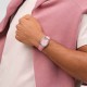 SWATCH PINK PETAL PROMISE Ρολόι Γυναικείο Ροζ Δερμάτινο Λουρί YLS234
