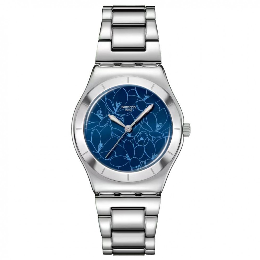 SWATCH PETAL FRENZY Ρολόι Γυναικείο Ασημί Ανοξείδωτο Ατσάλι YLS235G