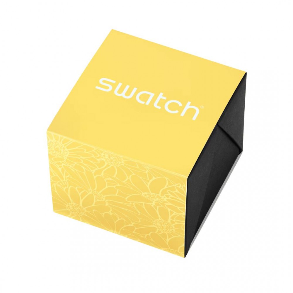 SWATCH PETAL SWIRL Ρολόι Γυναικείο Ασημί Ανοξείδωτο Ατσάλι YLS236G