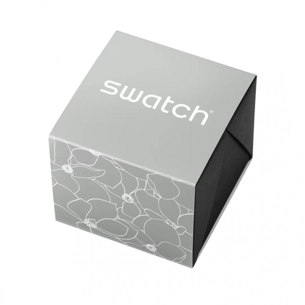 SWATCH PETAL BLISS Ρολόι Γυναικείο Ασημί Ανοξείδωτο Ατσάλι YLS237G