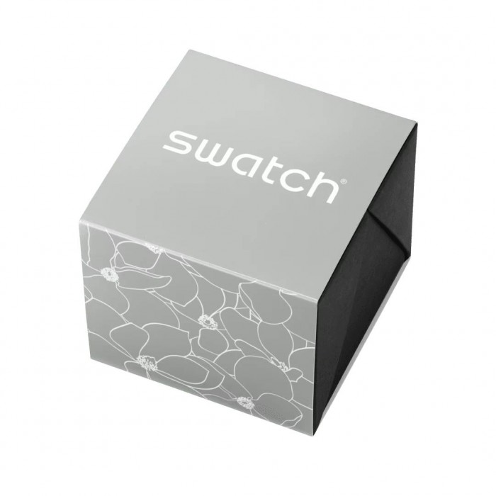 SWATCH PETAL BLISS Ρολόι Γυναικείο Ασημί Ανοξείδωτο Ατσάλι YLS237G