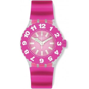 SWATCH DIE ROSE ΡΟΛΟΙ Γυναικείο Φούξια Λουρί Σιλικόνης SUUK113
