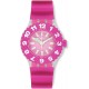 SWATCH DIE ROSE ΡΟΛΟΙ Γυναικείο Φούξια Λουρί Σιλικόνης SUUK113