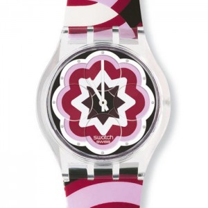 SWATCH INTERPRETATION Ρολόι Γυναικείο Πολύχρωμο Λουράκι Σιλικόνης SUPK103 