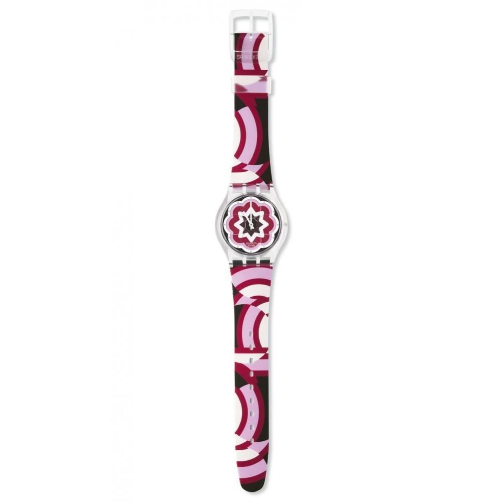 SWATCH INTERPRETATION Ρολόι Γυναικείο Πολύχρωμο Λουράκι Σιλικόνης SUPK103 