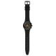 SWATCH CRAZY FOR PRECIOUS Unisex watch Chronograph Black Rubber Strap YVB408