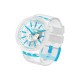 SWATCH BlueInJelly Watch White Silicone strap SO27E105