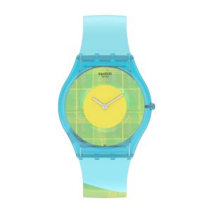 SWATCH ACID MADRAS 03 Ρολόι Γυναικείο Μπλε Λουράκι Σιλικόνης SS08Z104