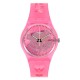 SWATCH LOVE WITH ALL THE ALPHABET ΡΟΛΟΙ Γυναικείο Ροζ Λουρί Σιλικόνης GZ354