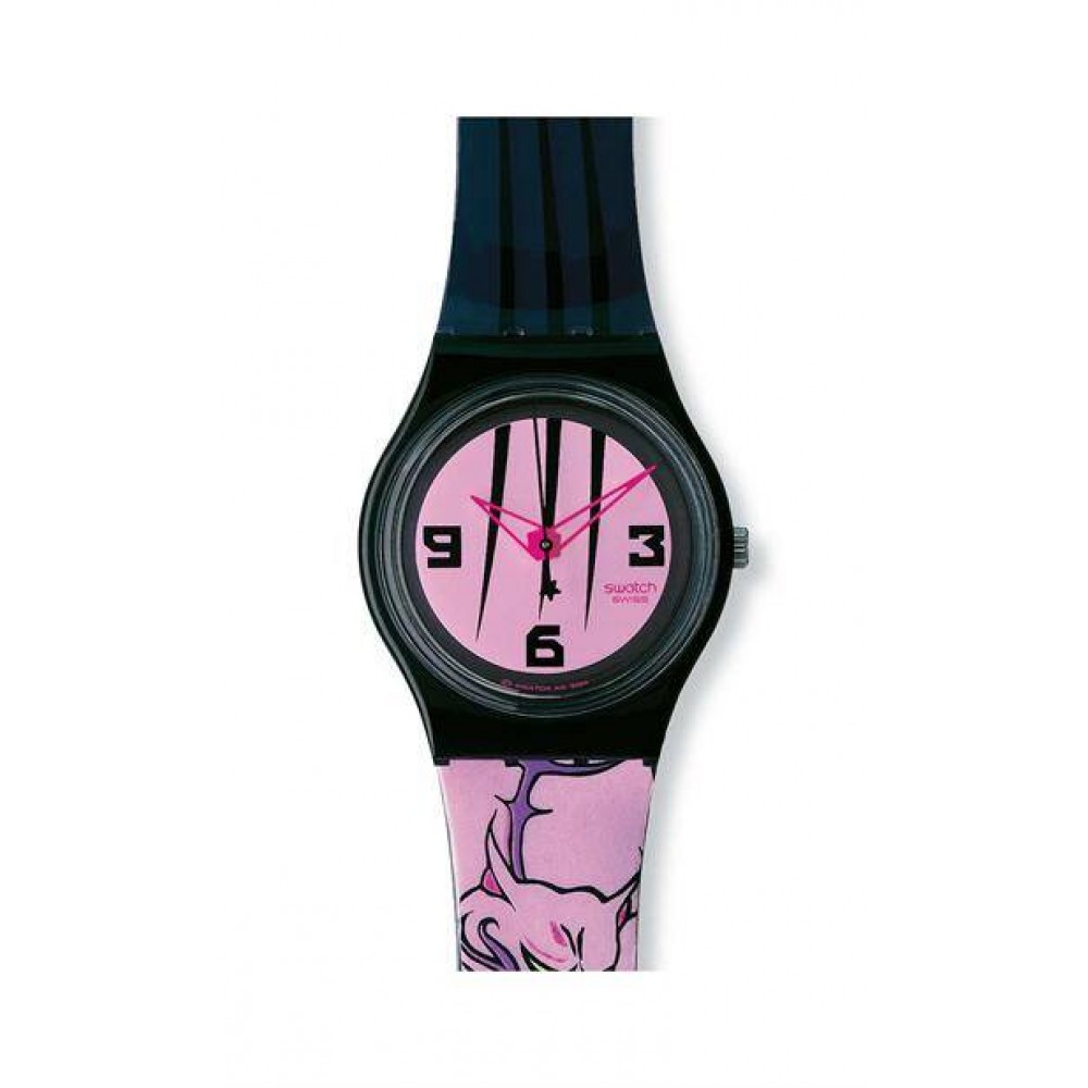 SWATCH MARKED TERRITORY ΡΟΛΟΙ Γυναικείο Πολύχρωμο Λουρί Σιλικόνης SKB105