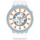 SWATCH BIG BOLD BLITE BIOCERAMIC Ρολόι Λευκό Πλαστικό Λουράκι βιολογικής προέλευσης SB03N101 SWATCH BIG BOLD BLITE BIOCERAMIC Ρολόι Λευκό Πλαστικό Λουράκι βιολογικής προέλευσης SB03N101