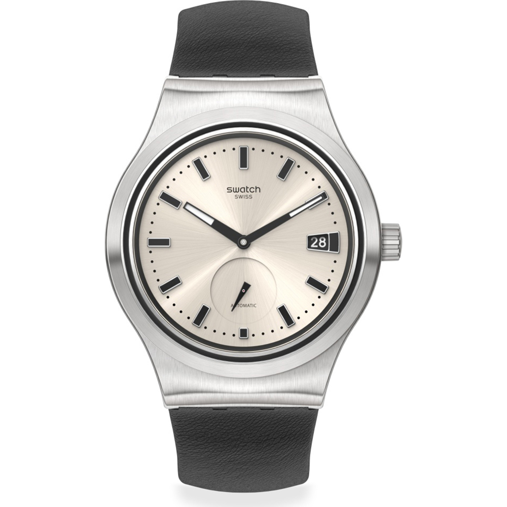 SWATCH UNAVOIDABLE Automatic Ρολόι Ανδρικό Μαύρο Δερμάτινο Λουράκι SY23S408 SWATCH UNAVOIDABLE Automatic Ρολόι Ανδρικό Μαύρο Δερμάτινο Λουράκι SY23S408