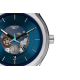 SWATCH BLURANG Automatic Ρολόι Ανδρικό Μπλε Καουτσούκ Λουράκι YIS430