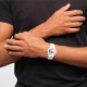 SWATCH SPOT TIME WHITE  Unisex Ρολόι Λευκό Λουράκι από Υλικό βιολογικής προέλευσης SO31W102